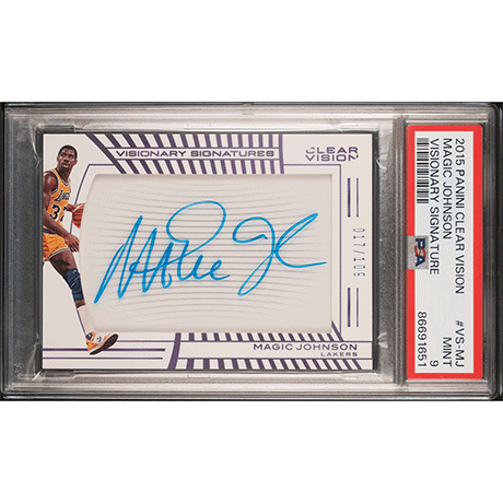 Magic Johnson Auto